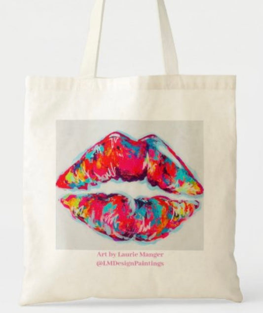 Magic Kiss- Canvas tote (double sided)