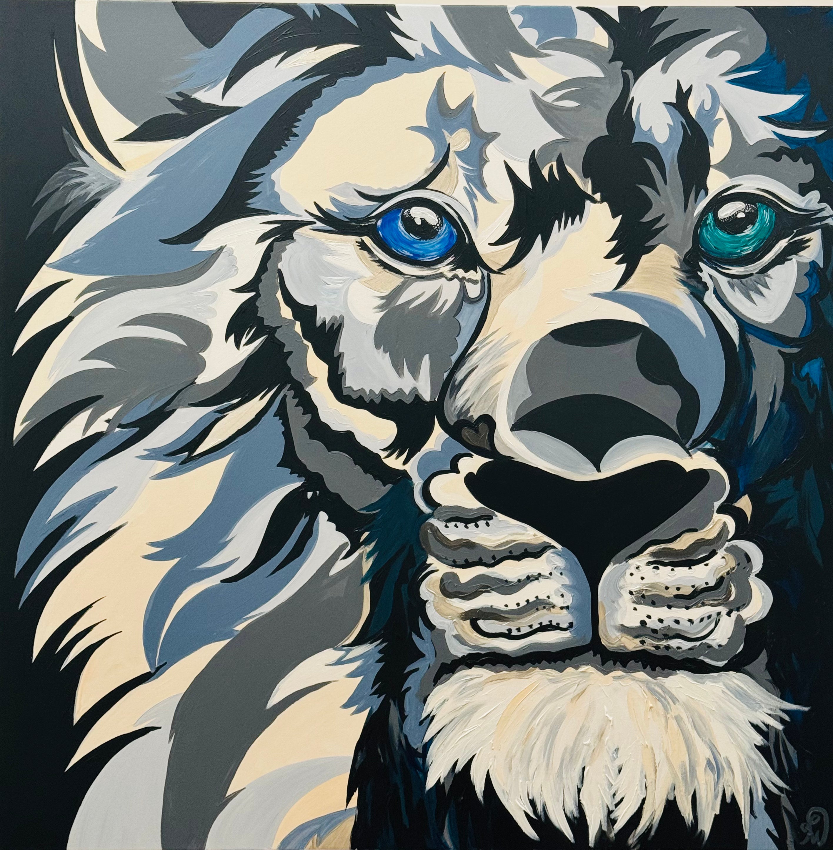 Salt & Pepper Lion