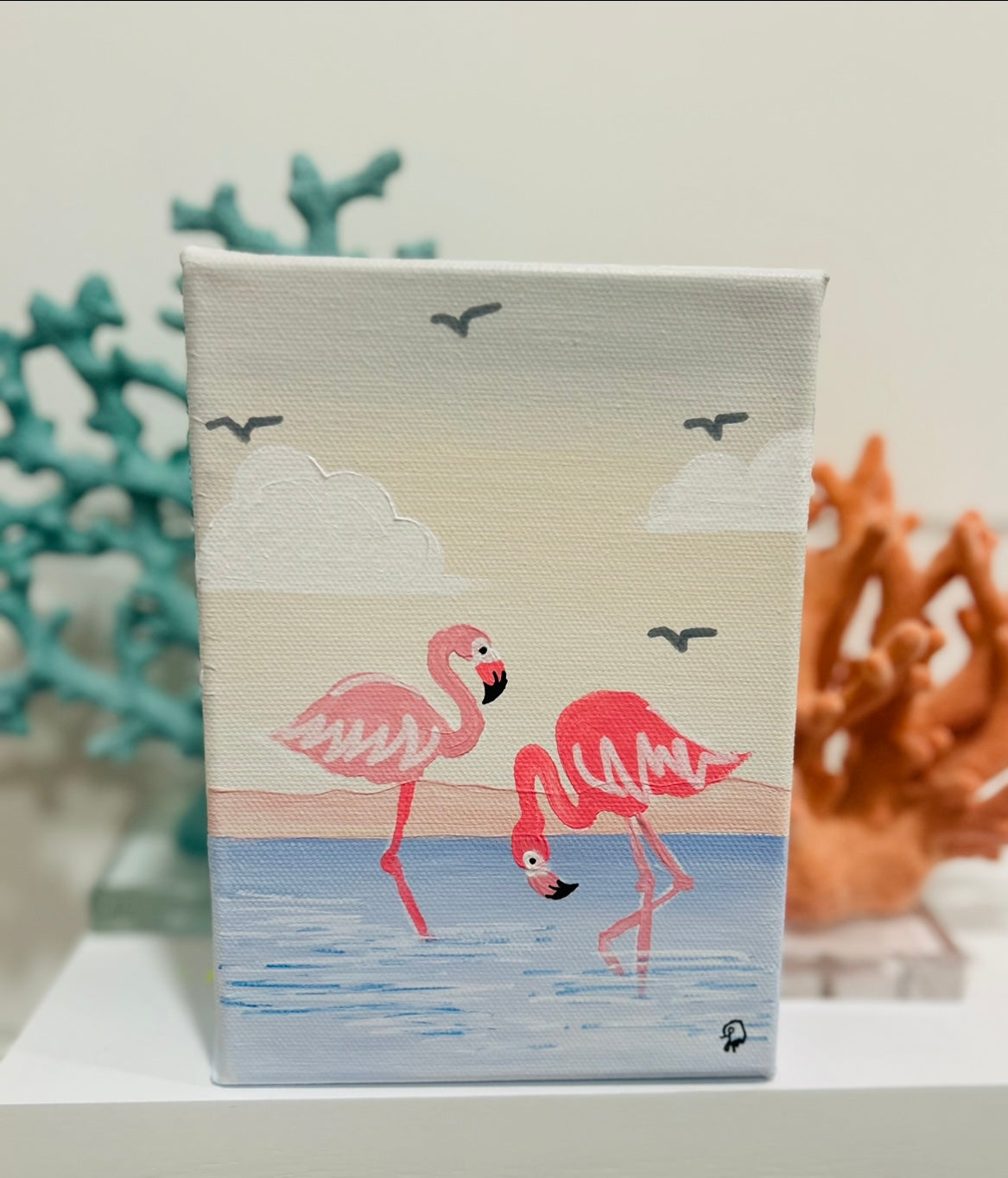 Flamingo Duo