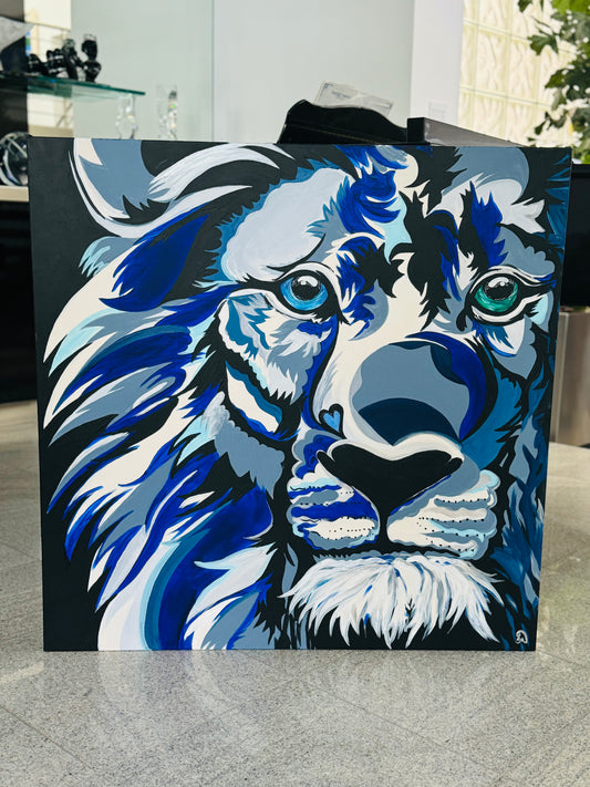 Navy Blue Lion