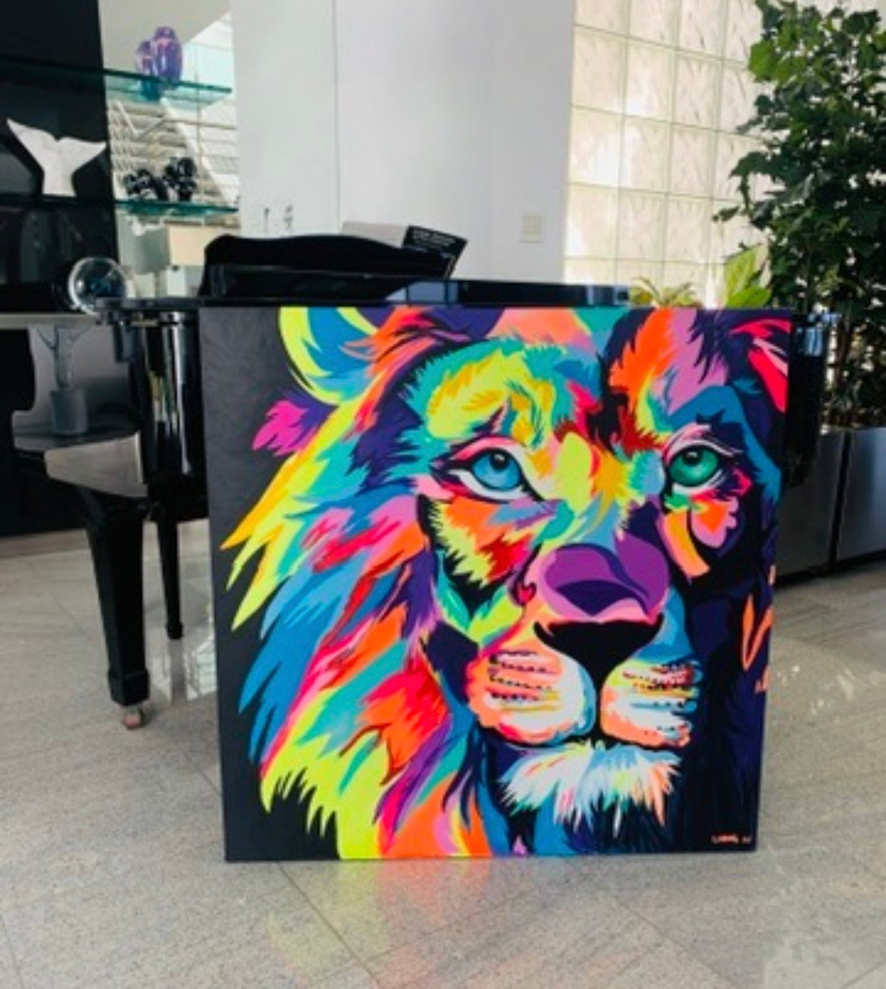Neon Lion 1